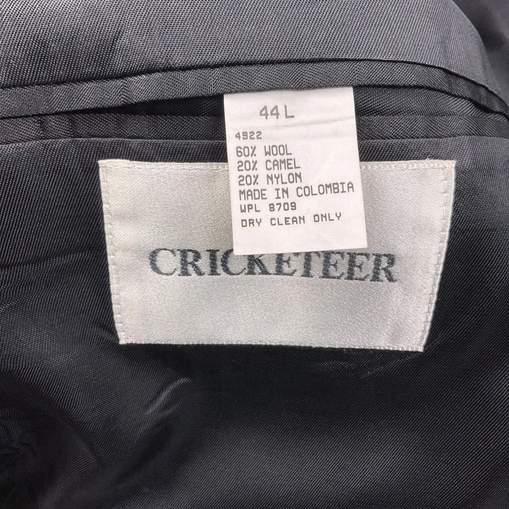 CRICKETEER Blazer 44L Mens‎ Brown Wool Camel Jacket Sport Coat